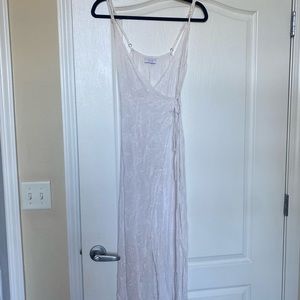 White lace Flynn Skye wrap dress